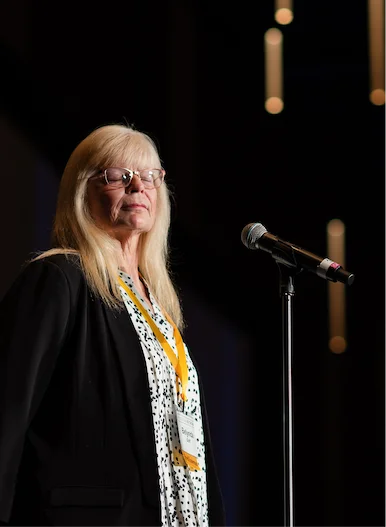A speaker at the Innocence Network Conference in Seattle, WA
